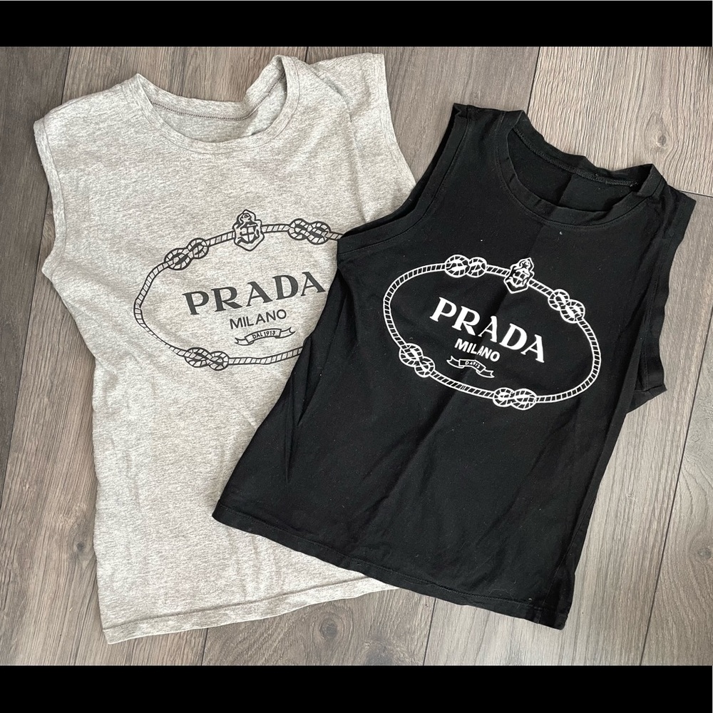Two High fashion sleeveless tank tops